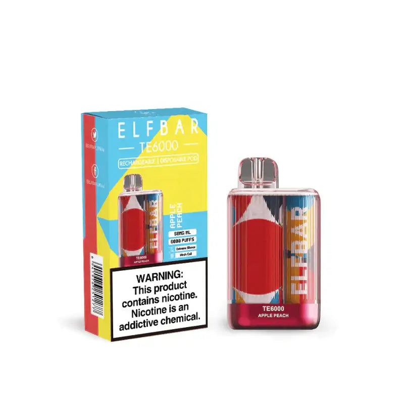 10 ELFBAR TE 6000 PUFFS - Caixa