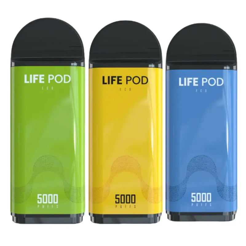 10 LIFE POD 5000 PUFFS - Cartuchos