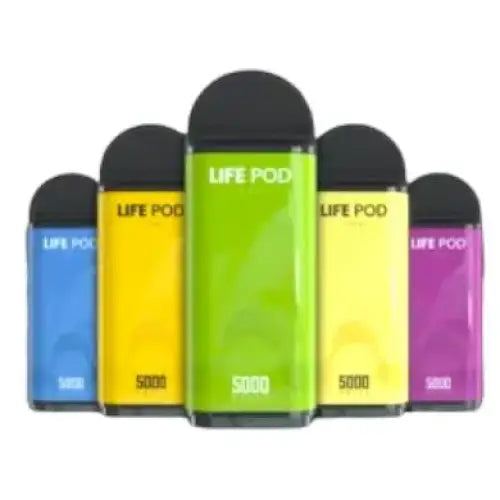 10 LIFE POD 5000 PUFFS - Cartuchos