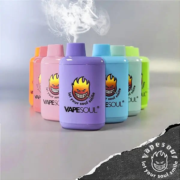 caixa 10 Pod descartável VAPESOUL V-GHOST 6500 Puffs 50 mg 14ml