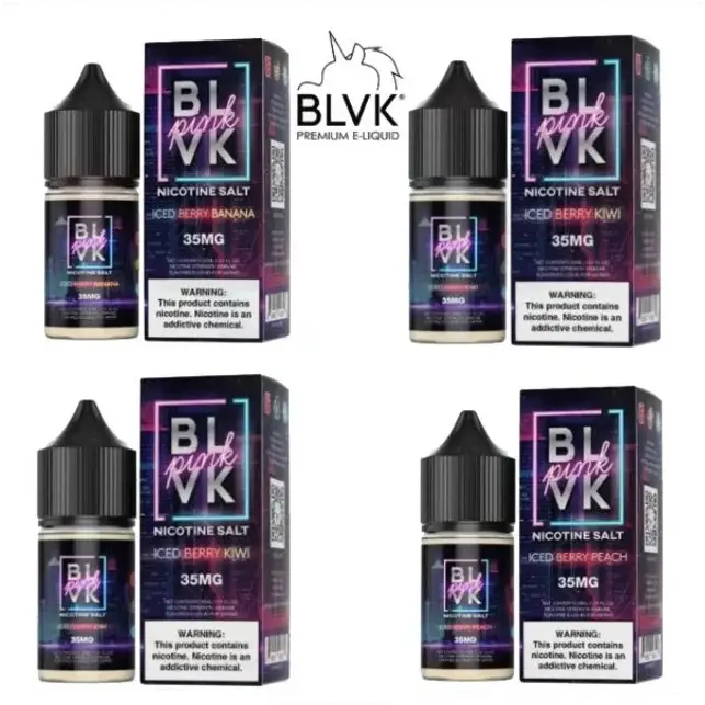 Caixa BLVK Pink Nic Salt 35mg 30ML (10 unidades)