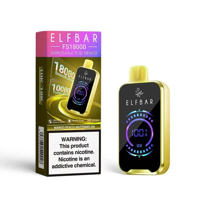 CAIXA ELFBAR FS18.000 PUFFS - 10 UNIDADES