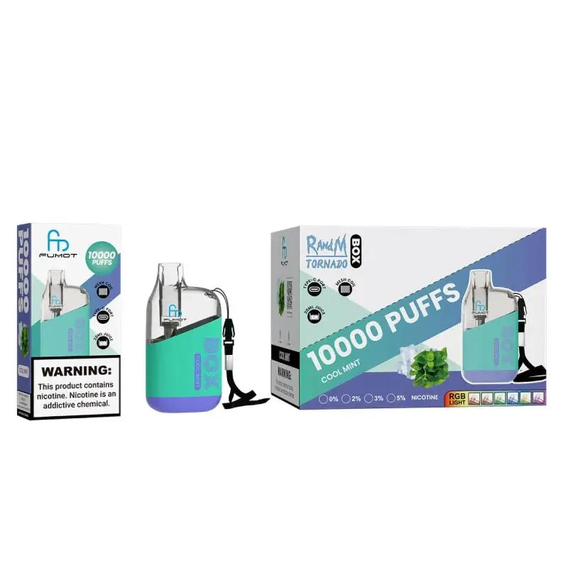 caixa Fumot Randm Tornado Box 10000 Vape Descartável 10000 Puffs 10 unidades - Disposable Vape