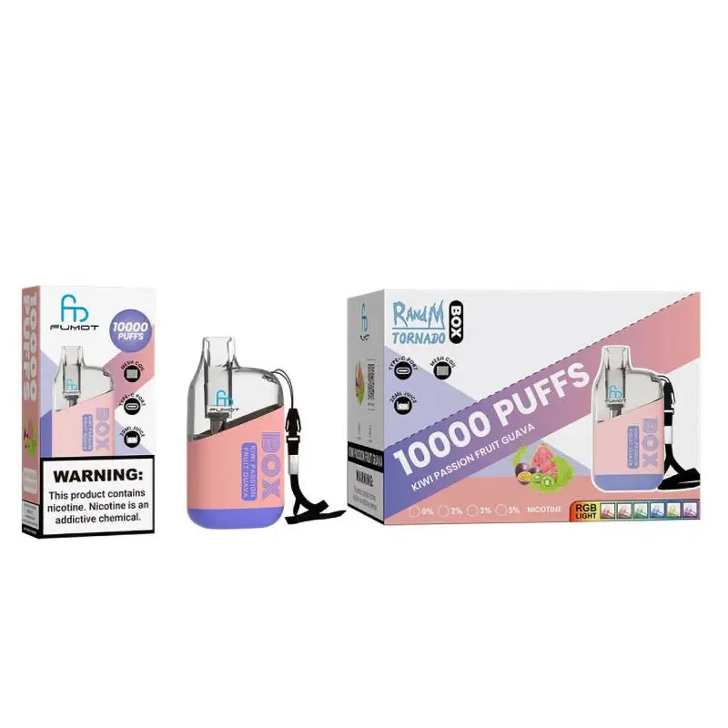 caixa Fumot Randm Tornado Box 10000 Vape Descartável 10000 Puffs 10 unidades - Disposable Vape