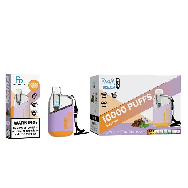 caixa Fumot Randm Tornado Box 10000 Vape Descartável 10000 Puffs 10 unidades - Disposable Vape