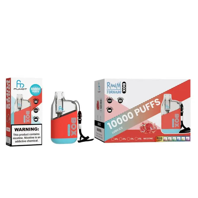 caixa Fumot Randm Tornado Box 10000 Vape Descartável 10000 Puffs 10 unidades - Disposable Vape