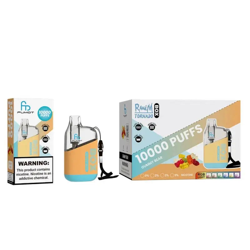 caixa Fumot Randm Tornado Box 10000 Vape Descartável 10000 Puffs 10 unidades - Disposable Vape