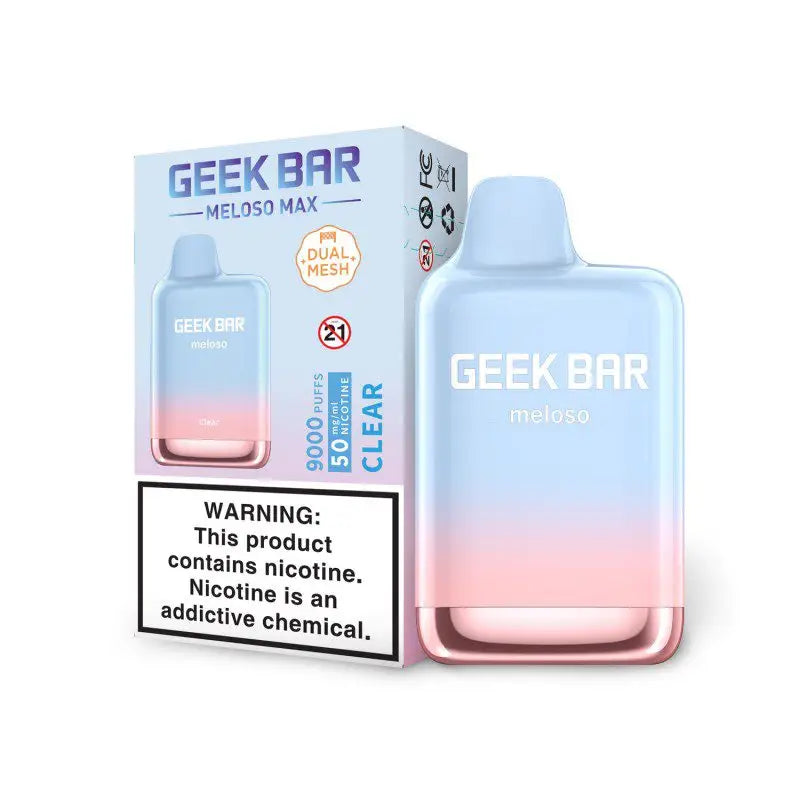 Caixa GEEK BAR 9000 MELOSO MAX - 9000 PUFFS - 10 Unidades