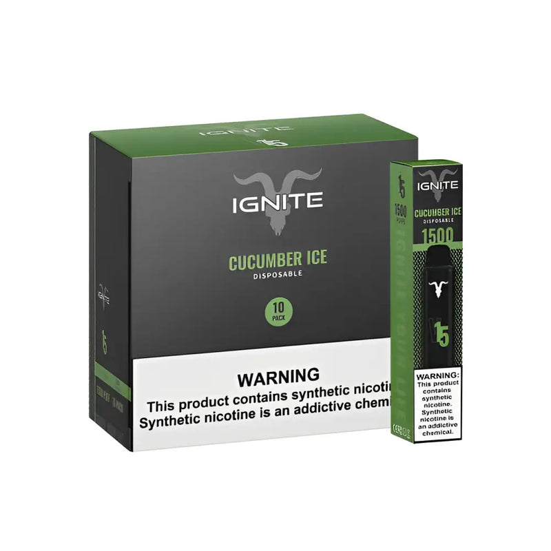 CAIXA IGNITE V15 com 10 UNIDADES VAPERS - 1 CAIXA