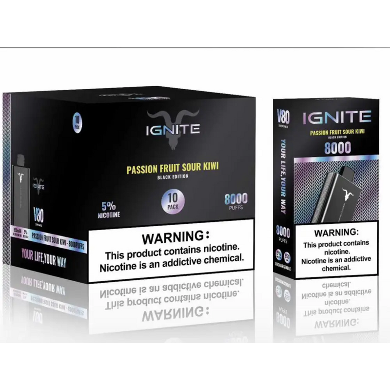 CAIXA IGNITE V80 8000 puffs – 10 UNIDADES