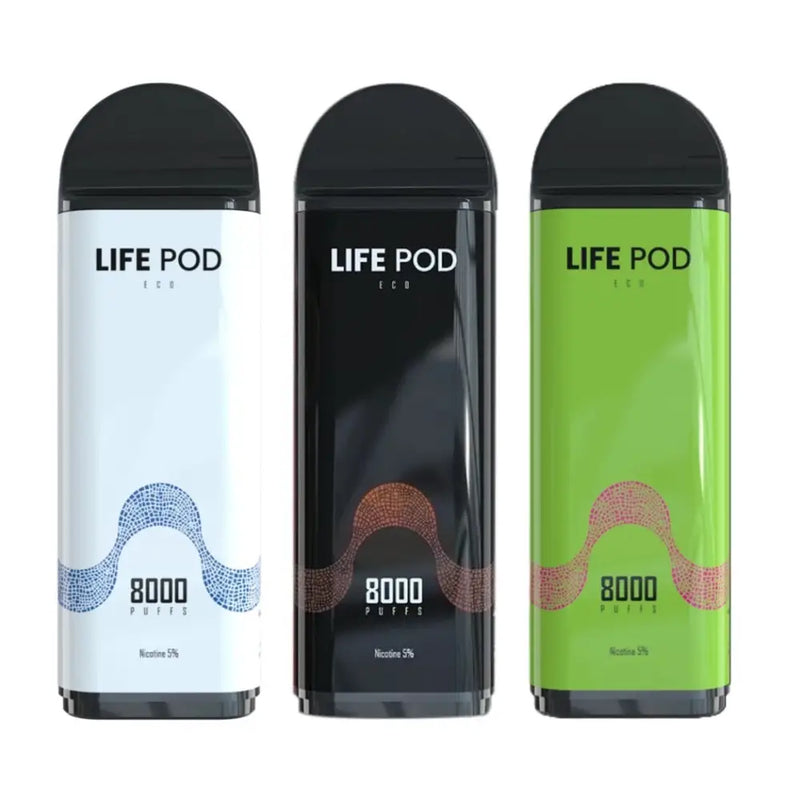 Caixa Life Pod 8000 Puffs CARTUCHOS- Caixa com 10 unidades