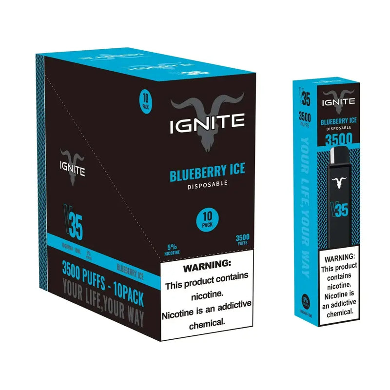 IGNITE V35 3500 PUFFS - 1 unidade - Blueberry Ice