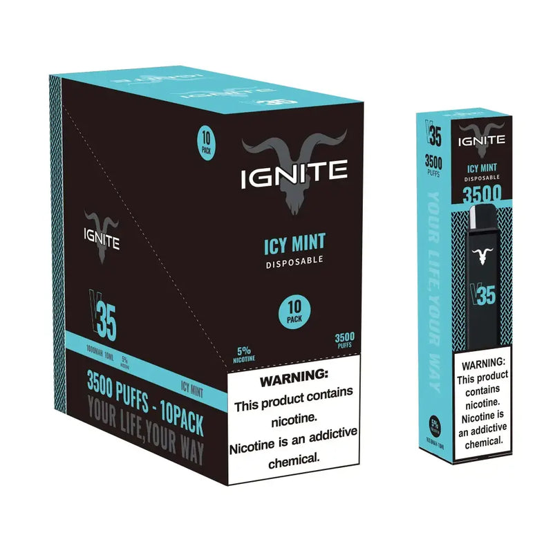 IGNITE V35 3500 PUFFS - 1 unidade - Icy Mint