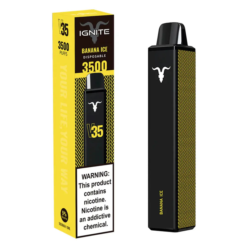 Ignite V35 World Cup 3500 puffs - Banana Ice - pod