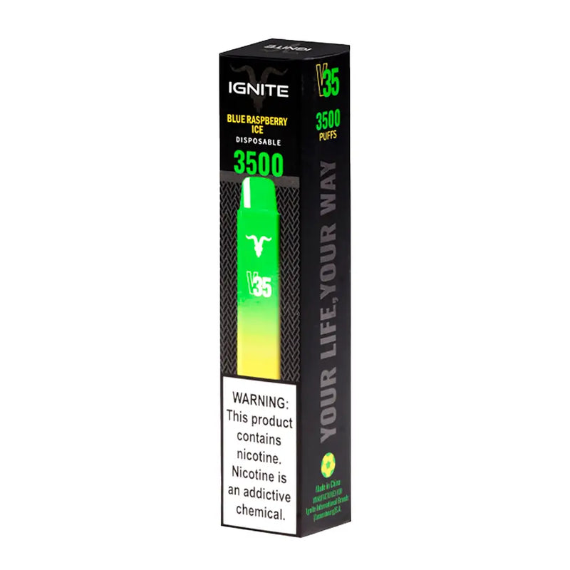 Ignite V35 World Cup 3500 puffs - Blue Raspberry Ice - pod