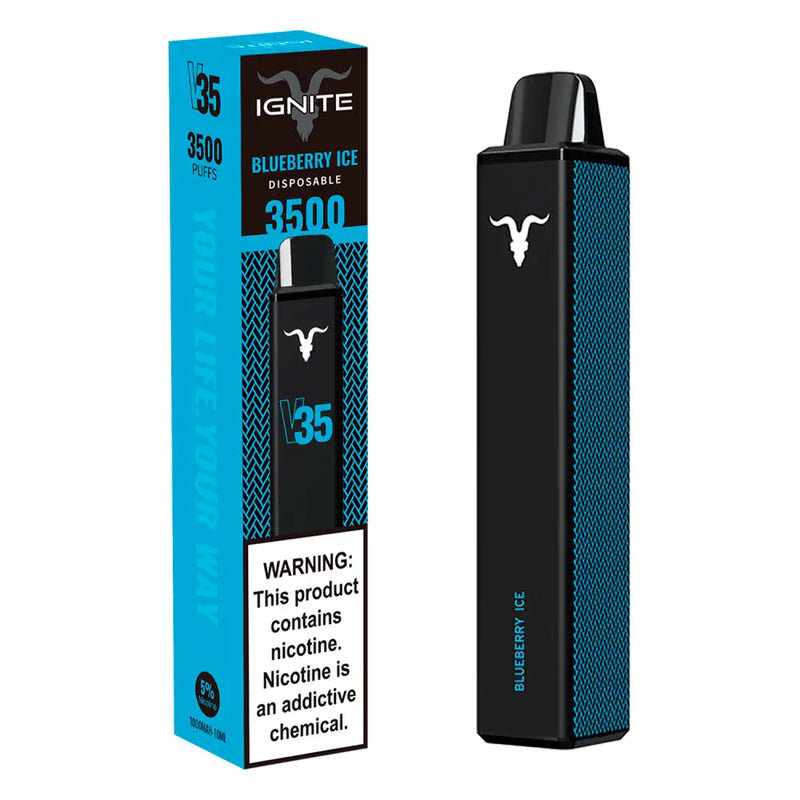 Ignite V35 World Cup 3500 puffs - Blueberry Ice - pod