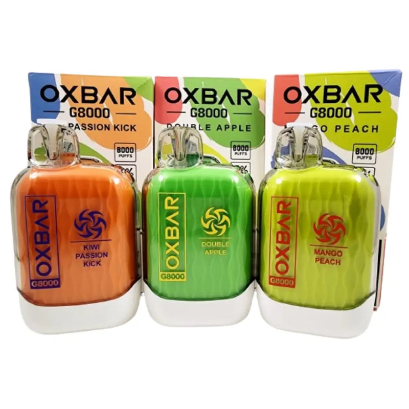 KIT 3 OXBAR 8000 PUFFS -3 UNIDADES