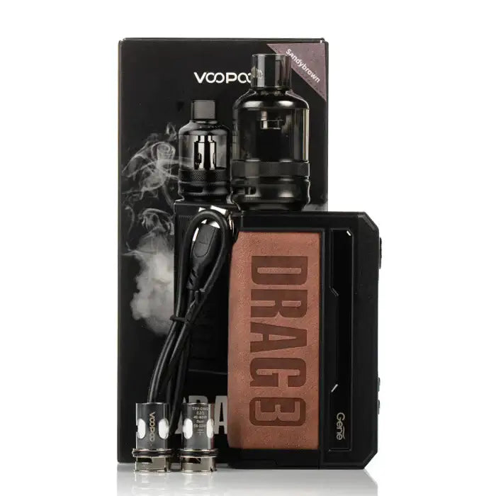 Kit Drag 3 177W Tc Com Tanque TPP - VOOPOO - Cigarros eletrônicos e vaporizadores