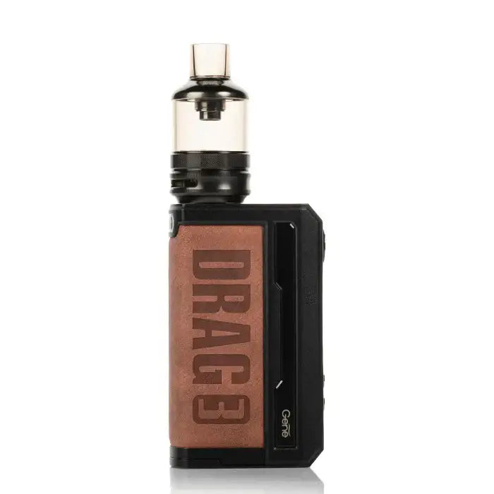 Kit Drag 3 177W Tc Com Tanque TPP - VOOPOO - Sandy Brown - Cigarros eletrônicos e vaporizadores