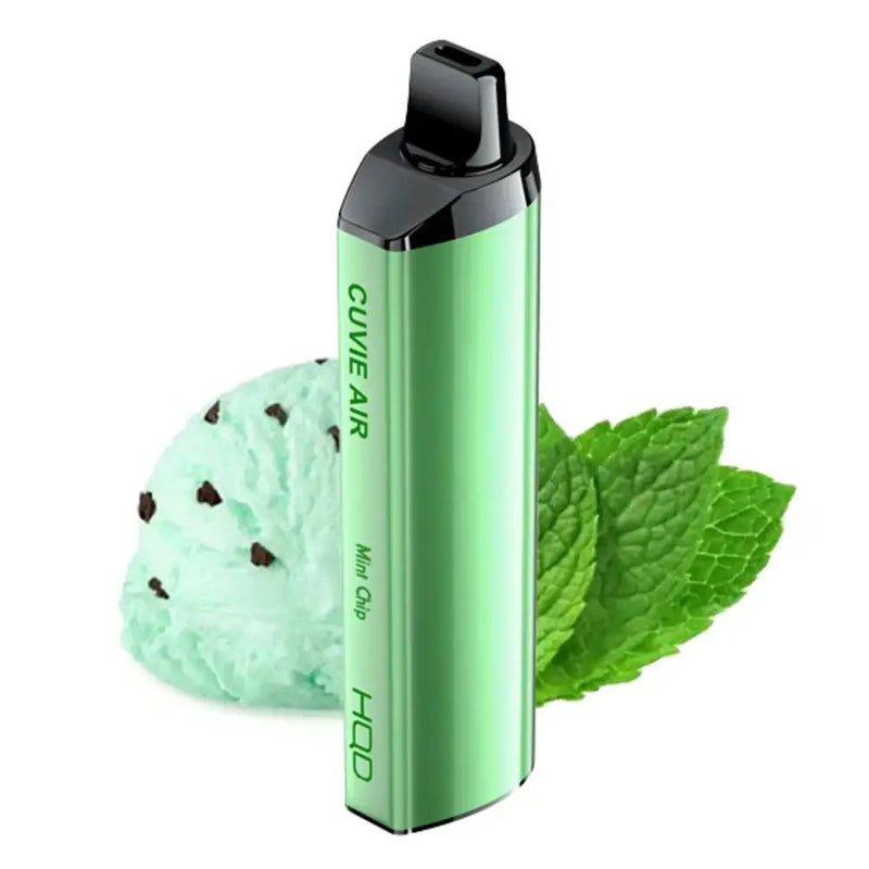 Pod Descartável - HQD - 4000 Puffs - 5% - Mint Chip - Cigarros eletrônicos e vaporizadores