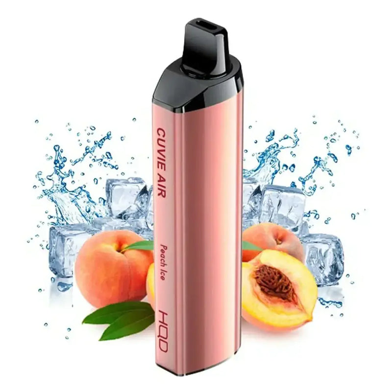 Pod Descartável - HQD - 4000 Puffs - 5% - Peach Ice - Cigarros eletrônicos e vaporizadores