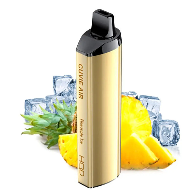 Pod Descartável - HQD - 4000 Puffs - 5% - Pineapple Ice - Cigarros eletrônicos e vaporizadores