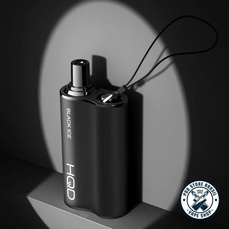 Pod Descartável - HQD - 5500 Puffs - 5% - Black Ice - Cigarros eletrônicos e vaporizadores