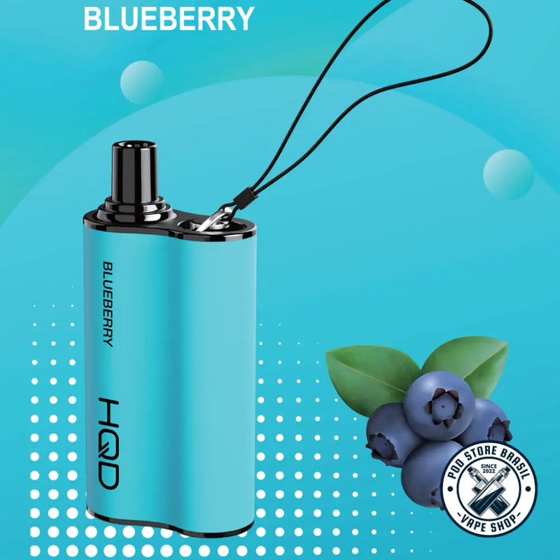 Pod Descartável - HQD - 5500 Puffs - 5% - Blueberry - Cigarros eletrônicos e vaporizadores