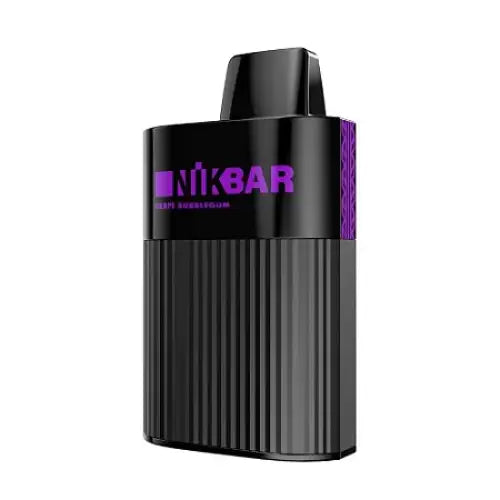 Pod Descartável - Nikbar - 6000 Puffs - 5% - Grape Bubblegum - pod