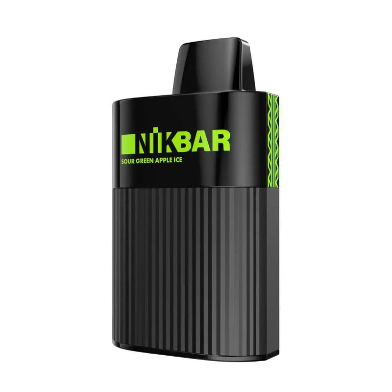 Pod Descartável - Nikbar - 6000 Puffs - 5% - Sour Green Apple Ice - pod