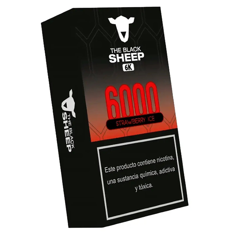 Pod Descartável - THE BLACK SHEEP - 6000 puffs - pod