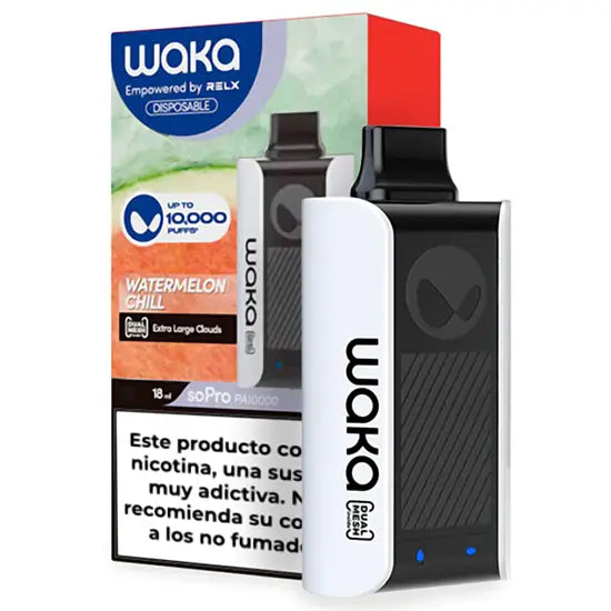 Pod Descartável - Waka - soPro - PA10000 - 10000 Puffs - Watermelon Chill - pod