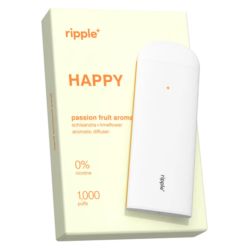 RIPPLE + HAPPY 1K Puffs | Passion Fruit