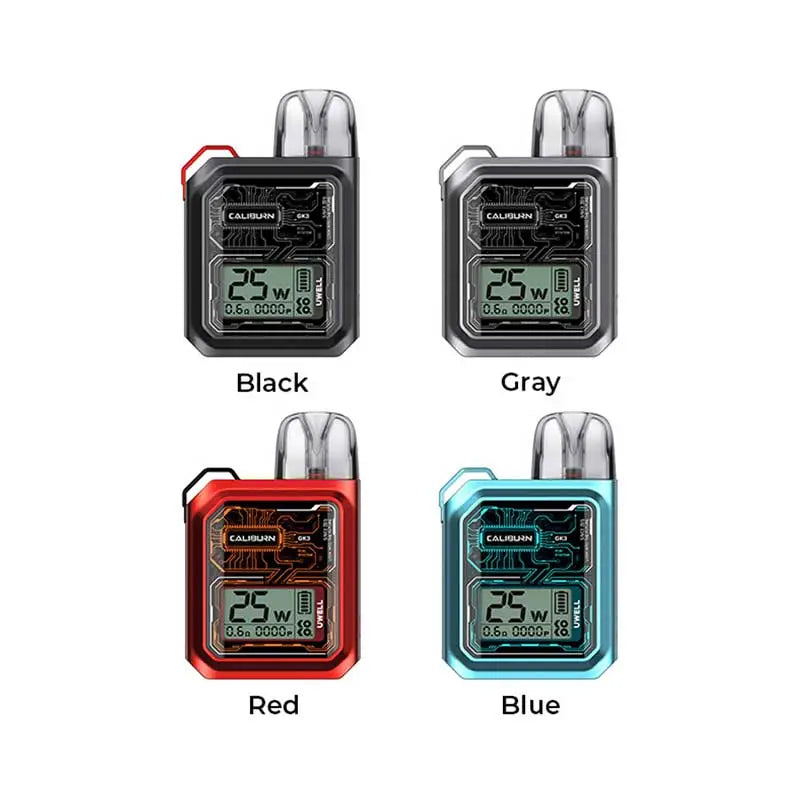 Uwell Kit de sistema de pod Caliburn GK3 1 UNIDADE VAPERS - Kits